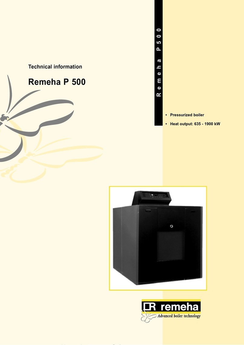 REMEHA P 500 Manuel