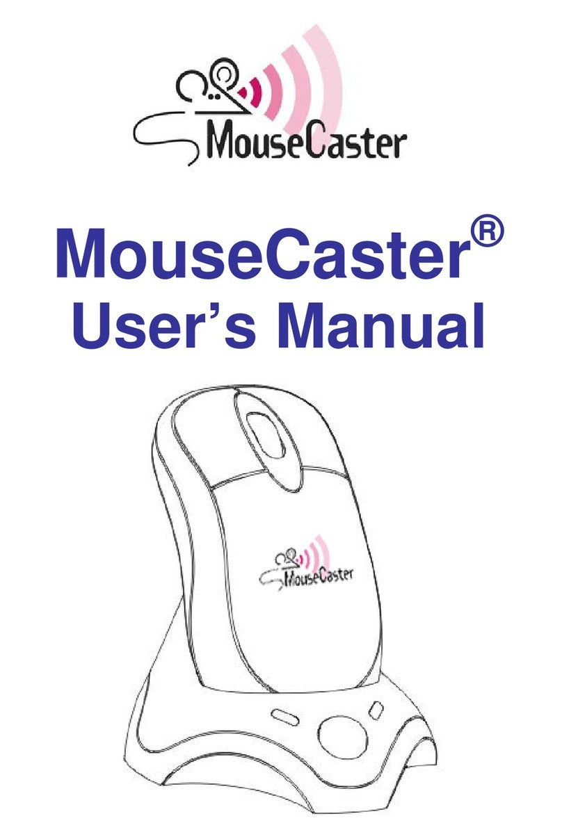 MouseCaster Mouse Manuel utilisateur