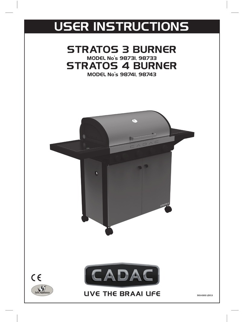 Cadac Stratos 3 Manuel utilisateur