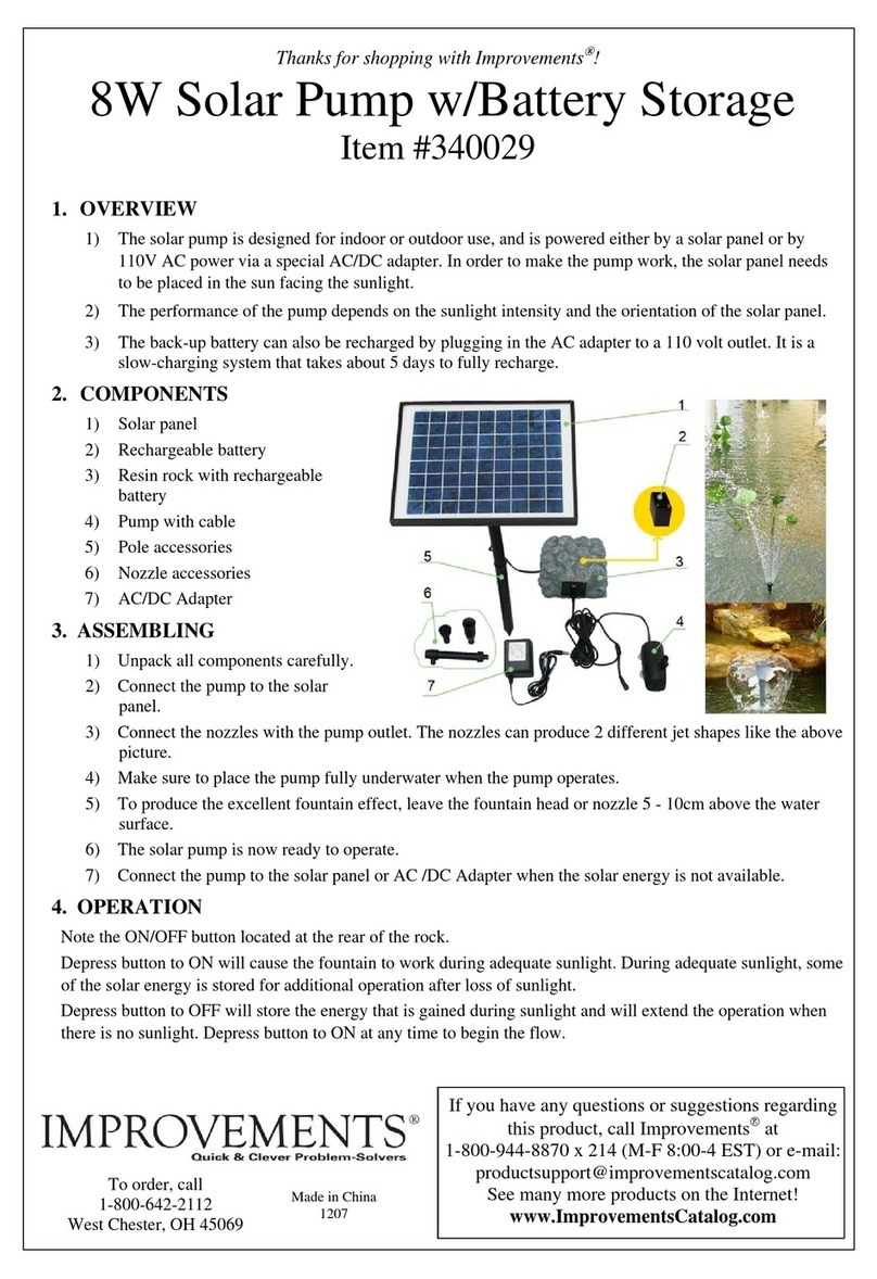 Improvements 340029 Manuel utilisateur Improvements 340029 Manuel utilisateur