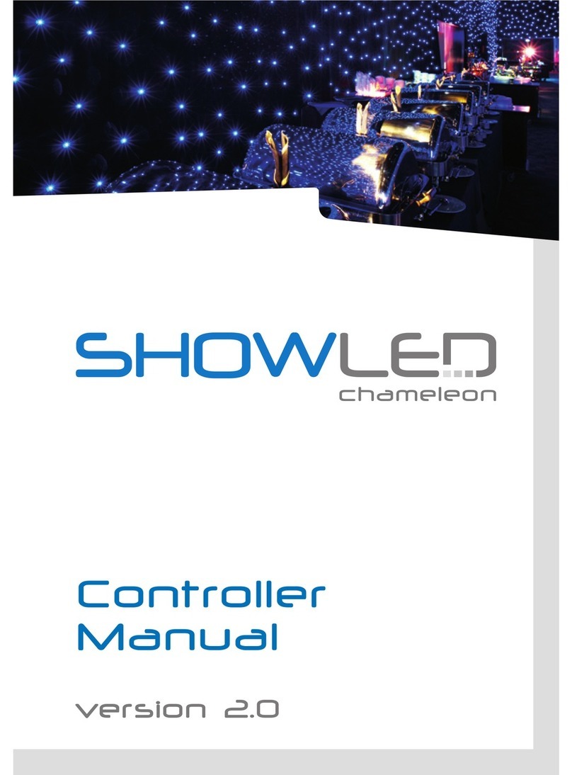 ShowLed Chameleon Manuel utilisateur
