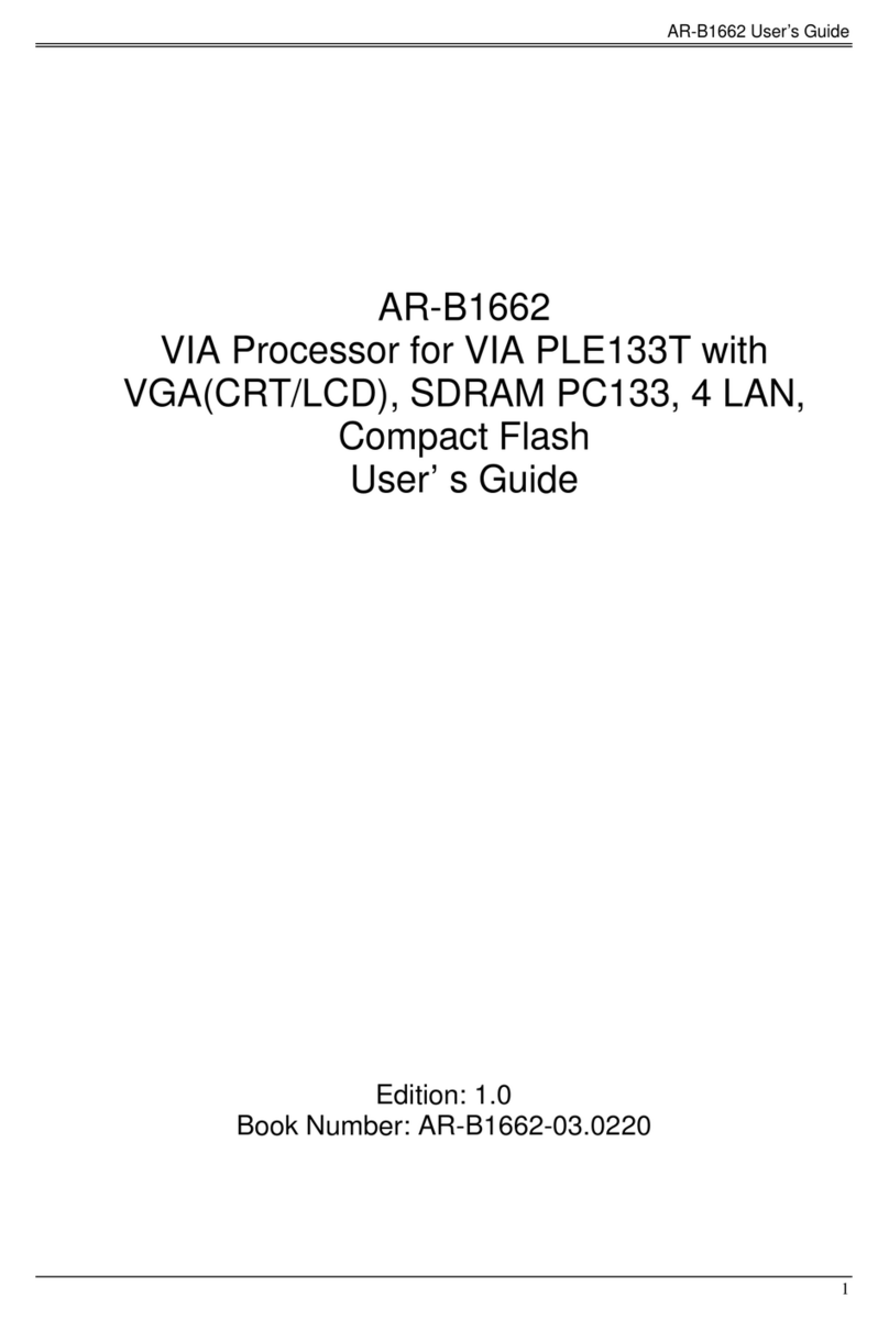 Acrosser Technology AR-B1662 Manuel utilisateur