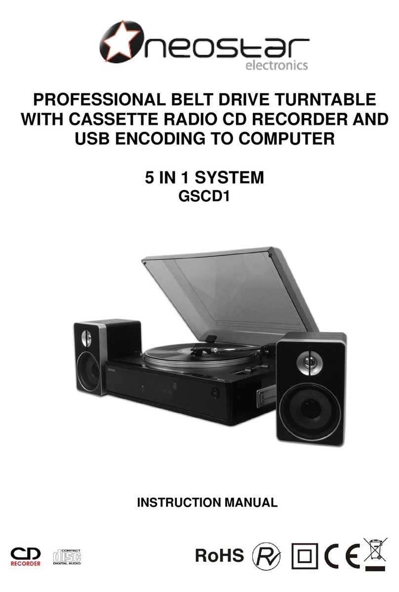 Neostar Electronics GSCD1 Manuel utilisateur Neostar Electronics GSCD1 Manuel utilisateur