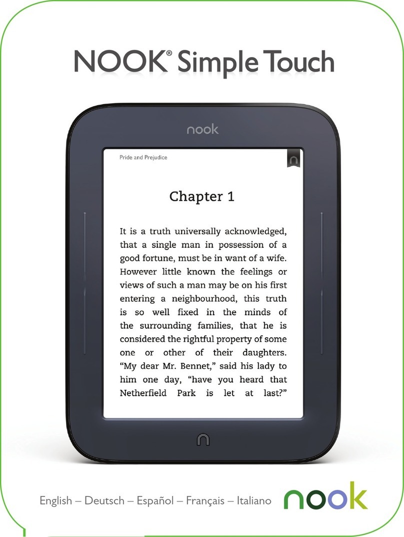 NOOK Simple Touch Manuel utilisateur