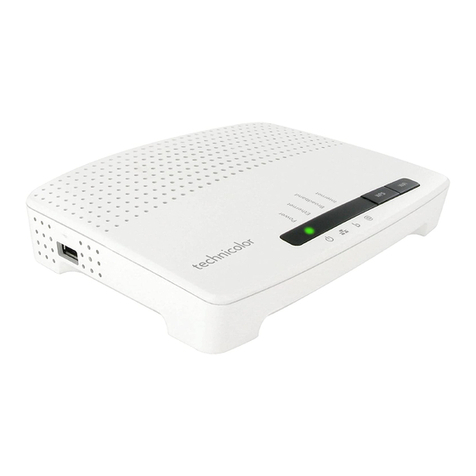 Technicolor TG582n Manuel utilisateur