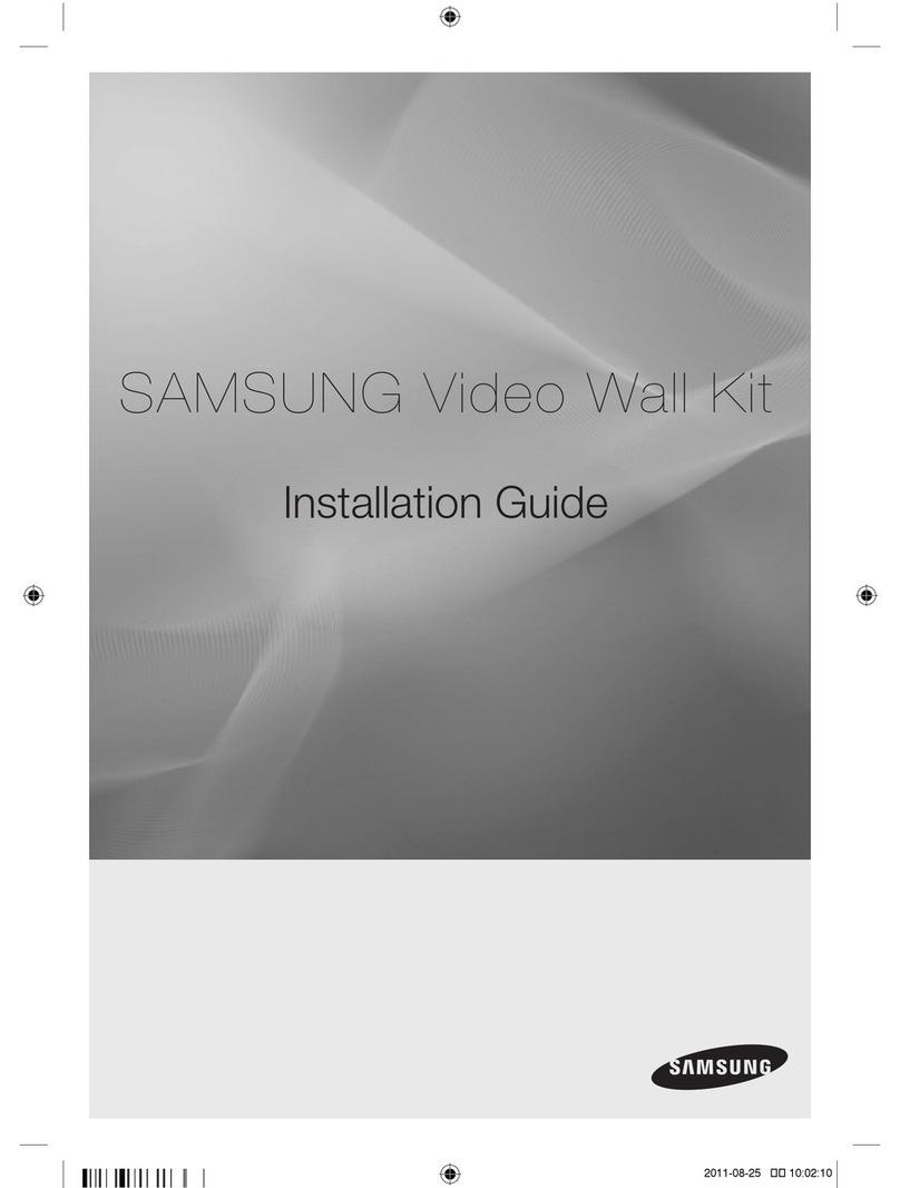 Samsung Video Wall Kit Manuel utilisateur