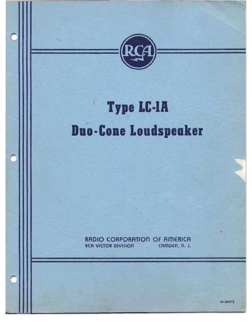 RCA LC-1A Manuel utilisateur