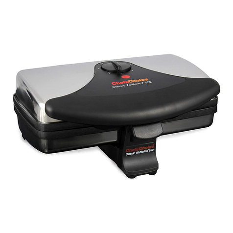 Chef's Choice 852 Classic WafflePro Manuel utilisateur