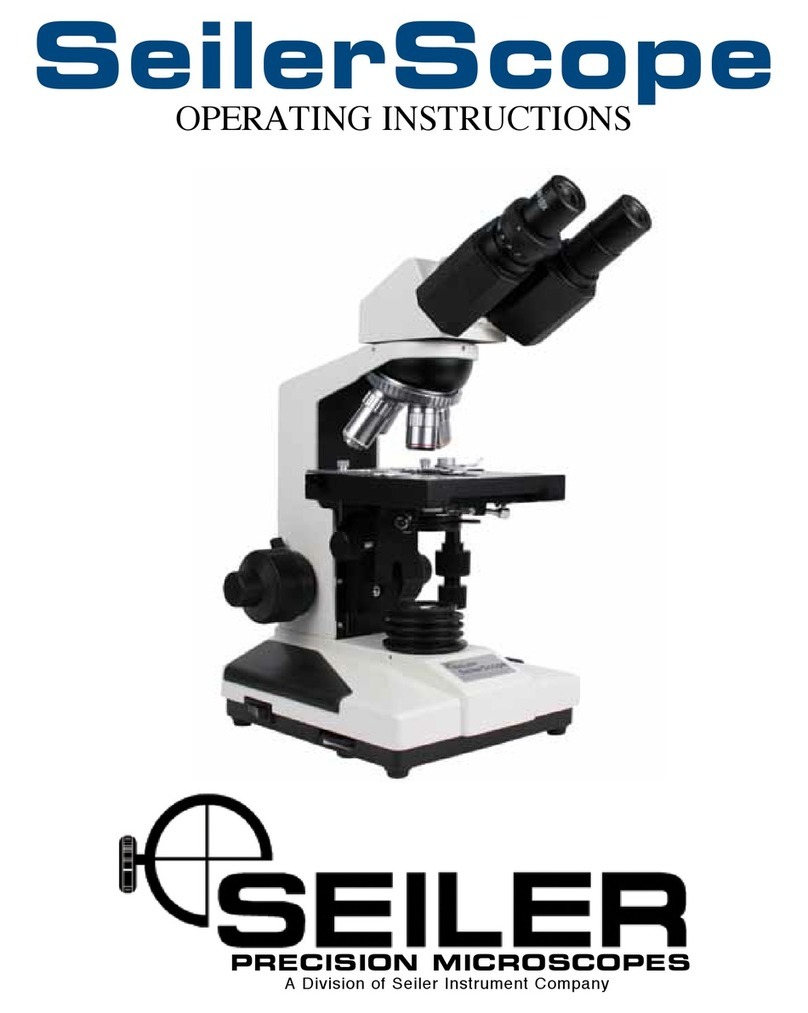 SeilerScope Biological Microscope Manuel utilisateur