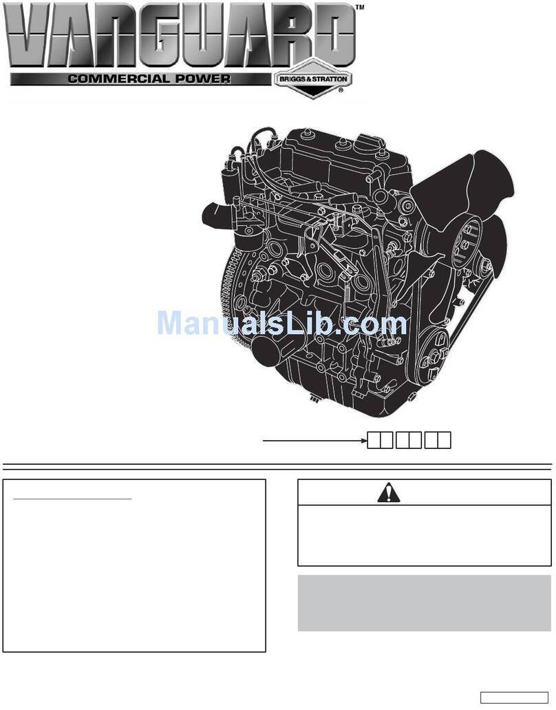 Vanguard 430447 Manuel d'installation et d'exploitation