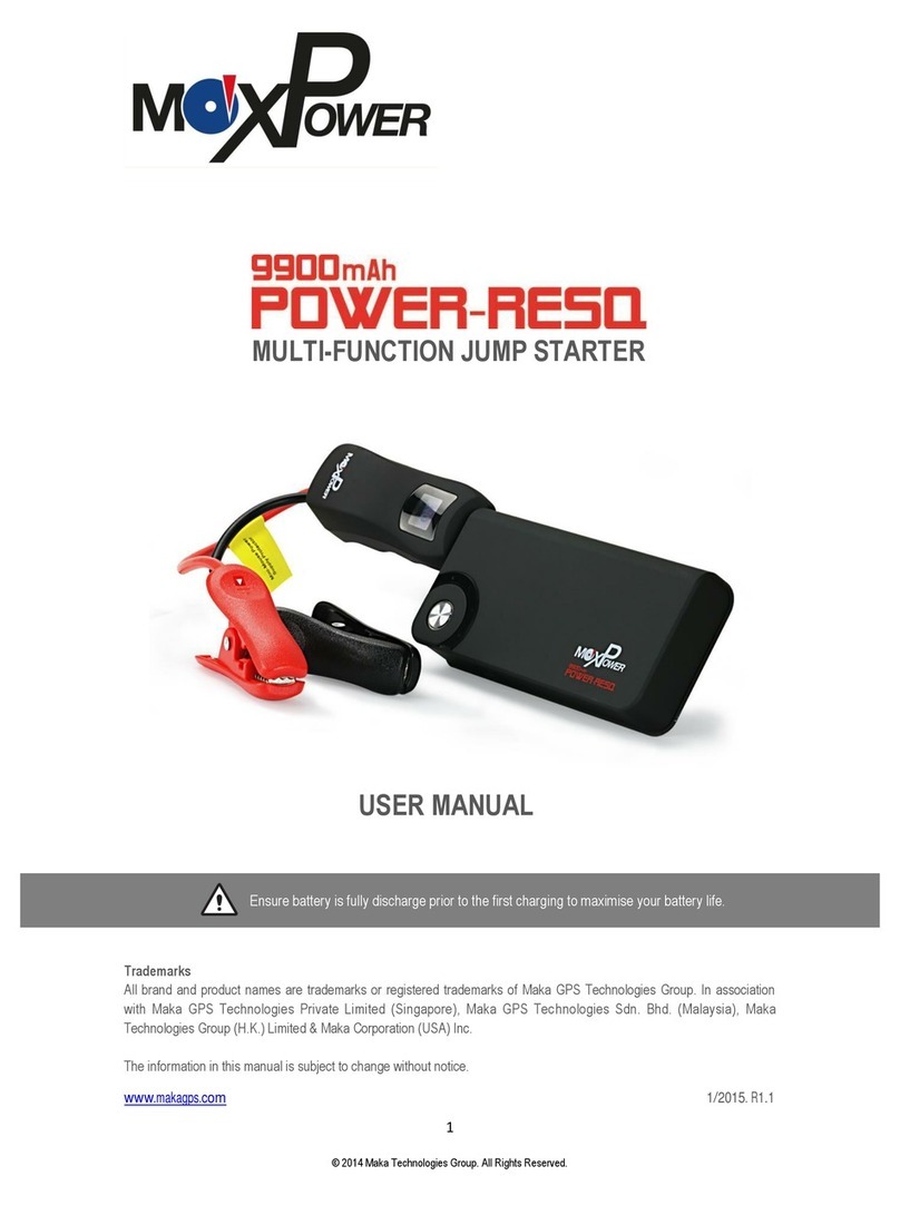 MoxPower power-resq Manuel utilisateur