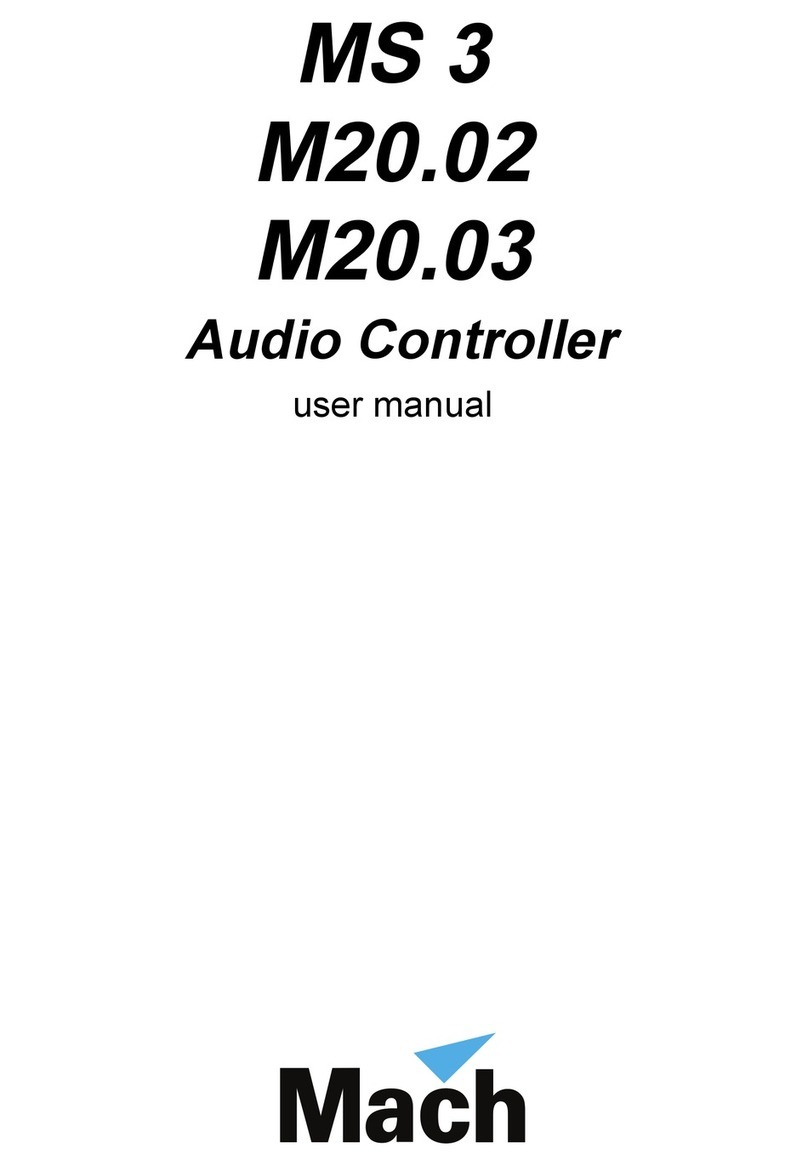 Mach MS 3 Manuel utilisateur