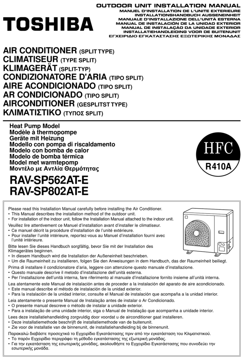 Toshiba RAV-SP562AT-E Manuel utilisateur