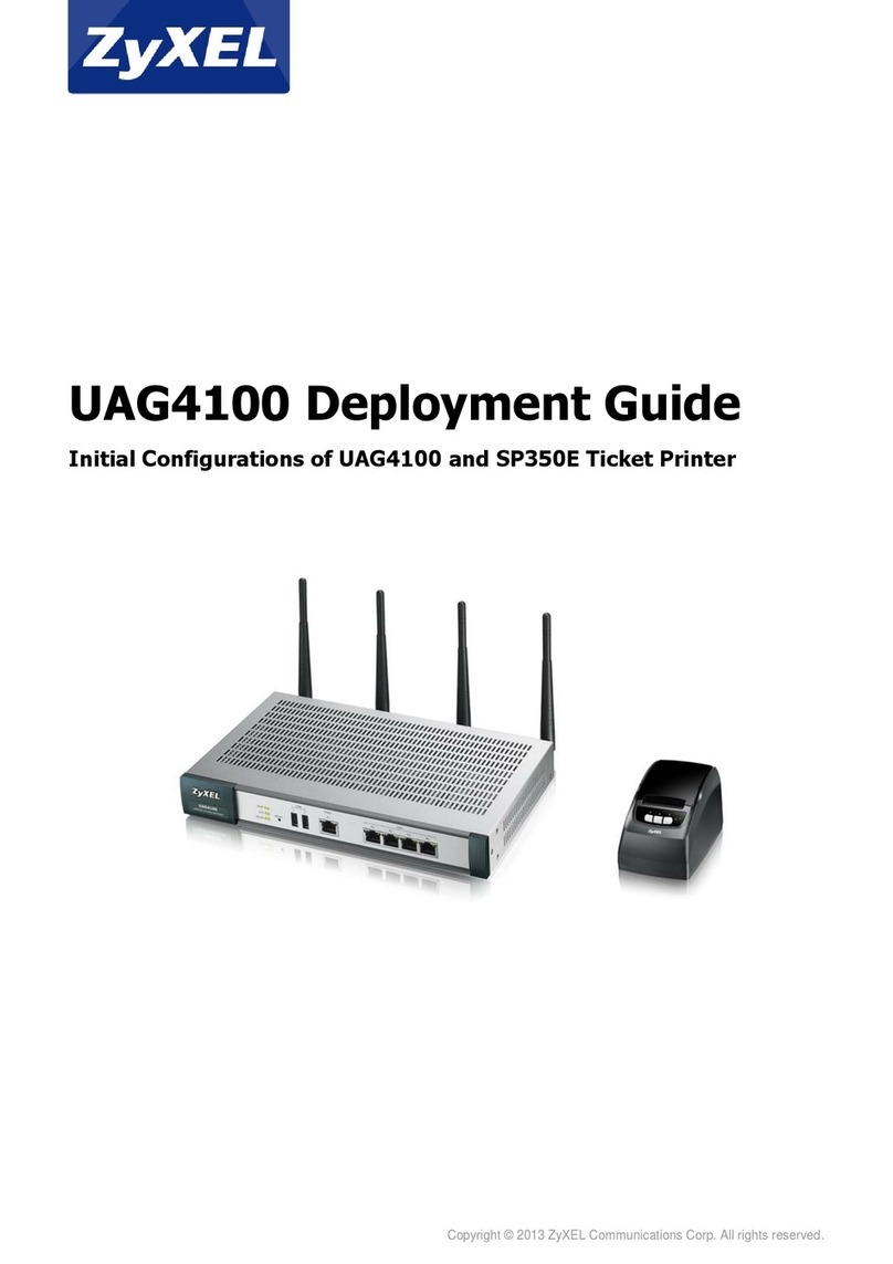 ZyXEL Communications UAG4100 Guide de référence rapide