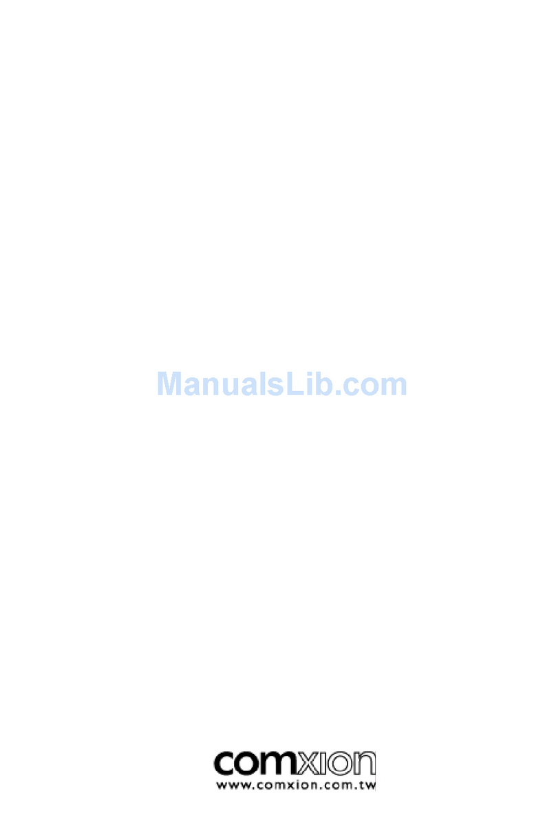 Comxion E3FOM Manuel utilisateur