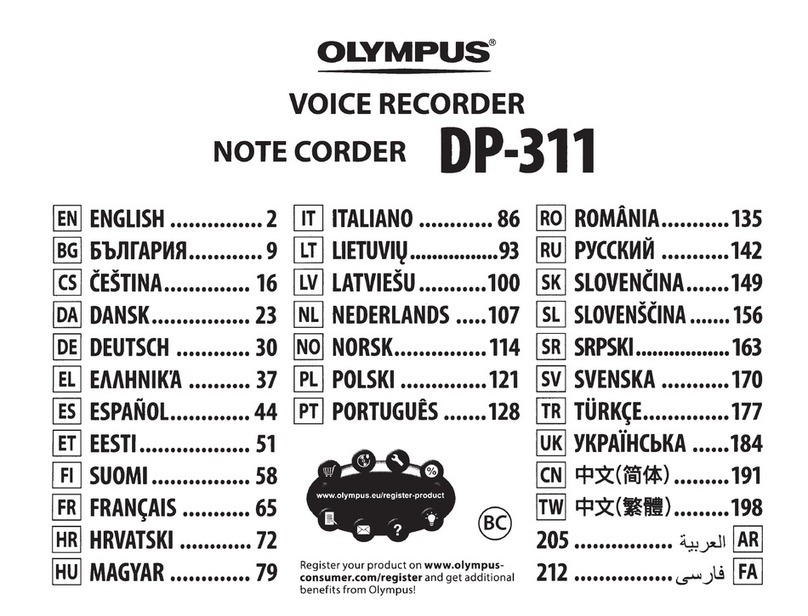 Olympus DP-311 Manuel utilisateur