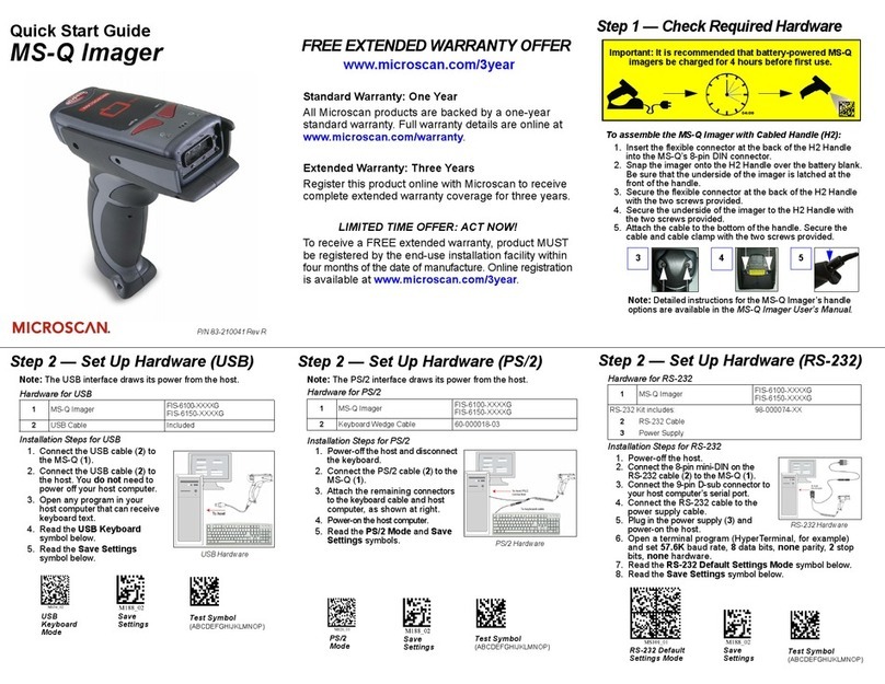 Microscan MS-Q Manuel utilisateur