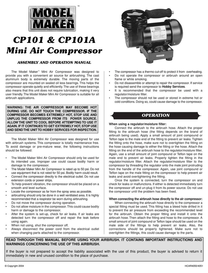 MODEL MAKER CP101 Instructions d'installation et d'utilisation
