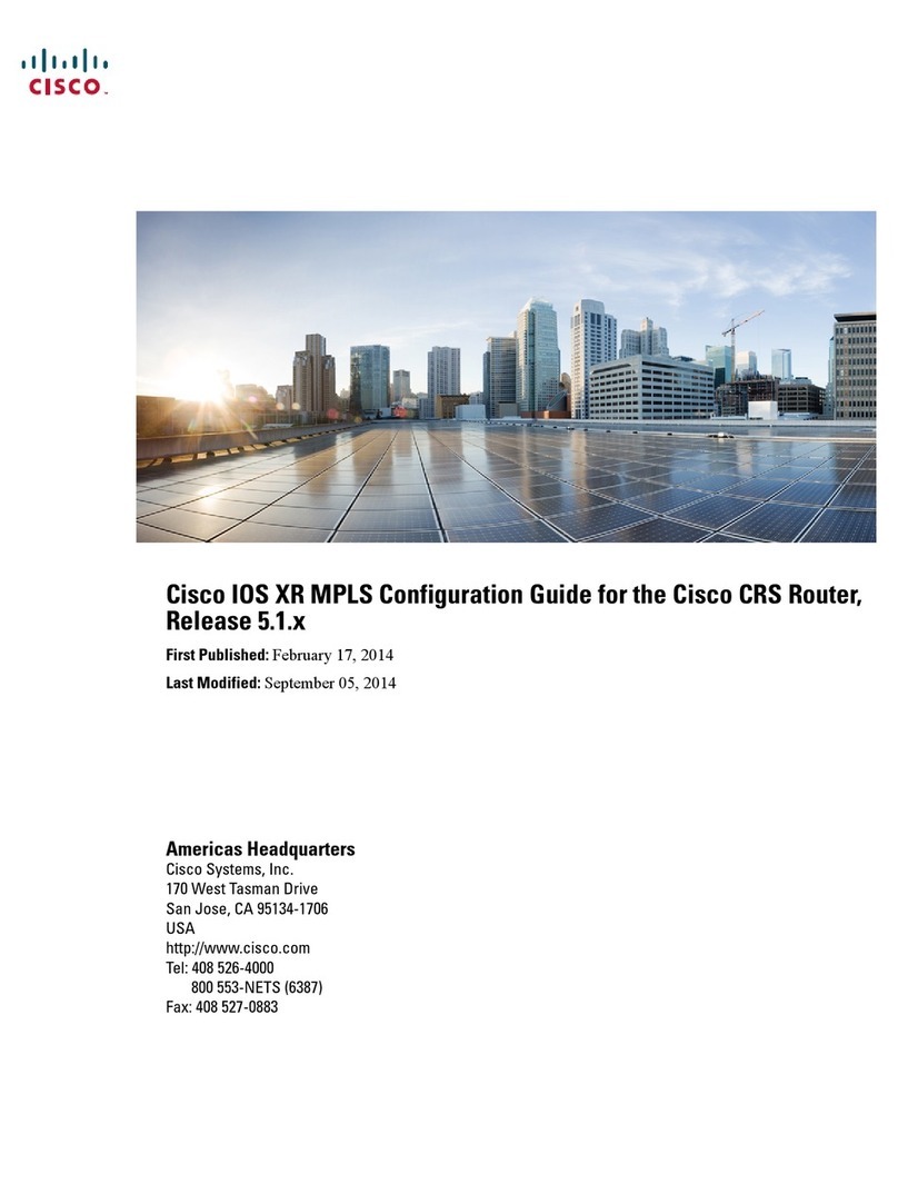 Cisco CRS Manuel utilisateur