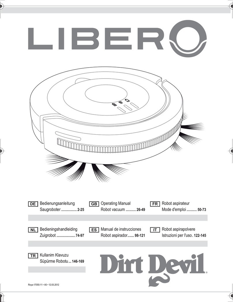 Dirt Devil Libero Manuel utilisateur