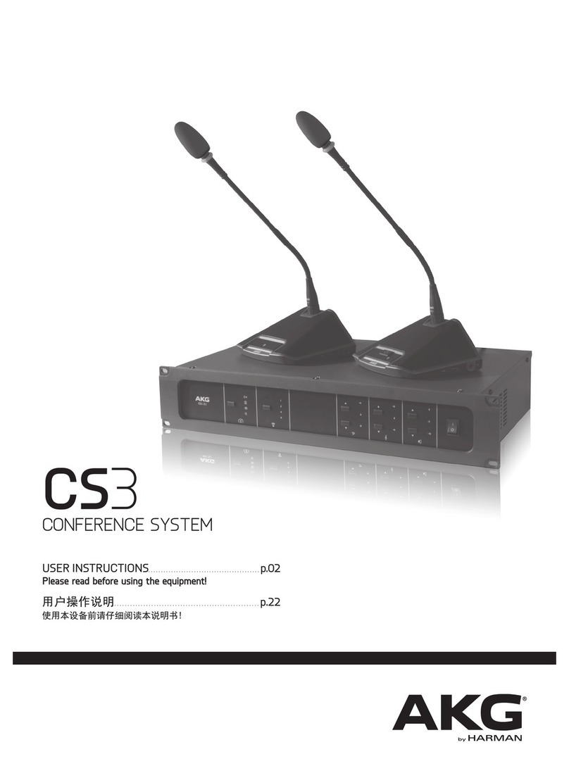 AKG CS3 Instructions d'installation