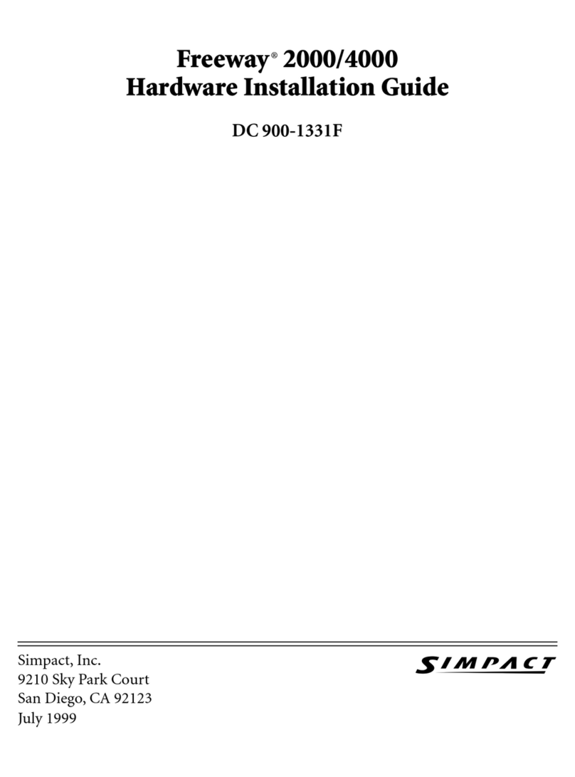 Simpact Freeway 2000 Manuel