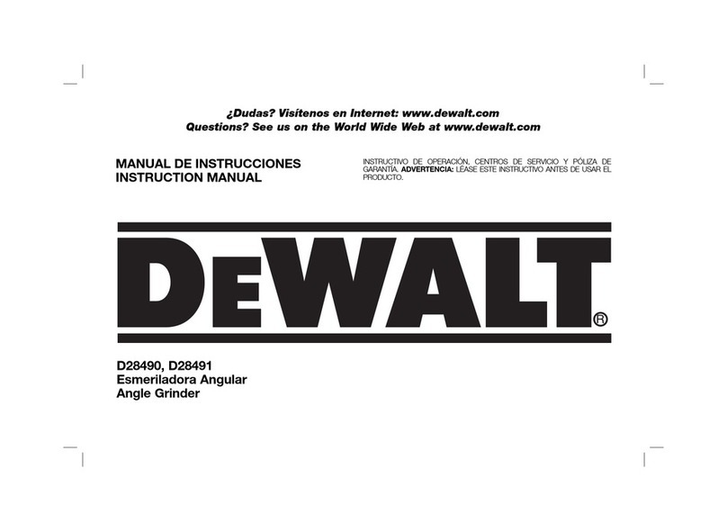 DeWalt D28490 Manuel utilisateur