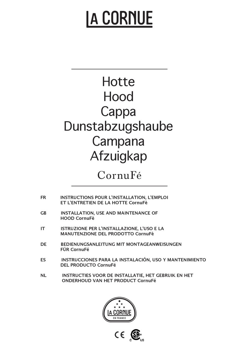 La Cornue CornuFe Instructions d'utilisation