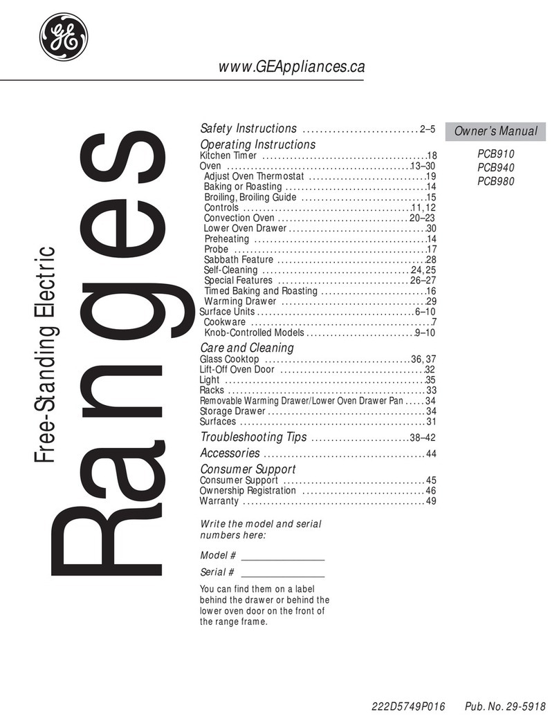 GE PCB910 Manuel utilisateur