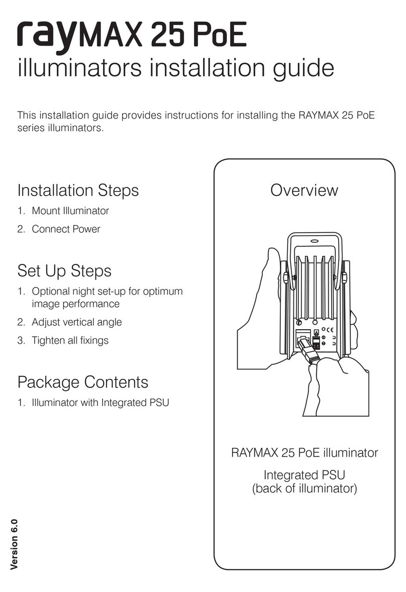 Raytec Raymax 25 PoE series Manuel utilisateur