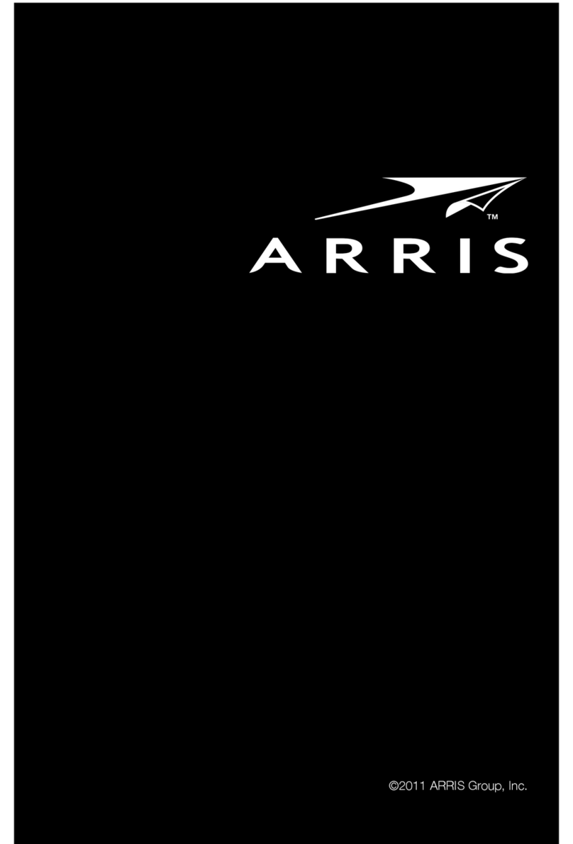 Arris Moxi Manuel utilisateur