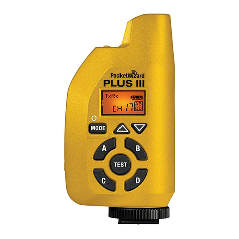 Pocket Wizard PLUS III Manuel utilisateur Pocket Wizard PLUS III Manuel utilisateur