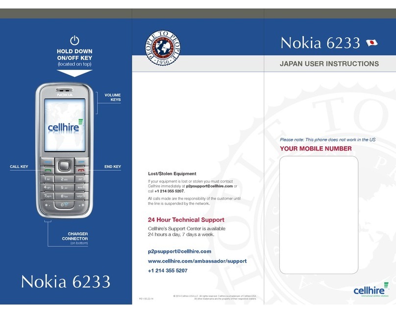 Nokia 6233 - Cell Phone 6 MB Manuel utilisateur