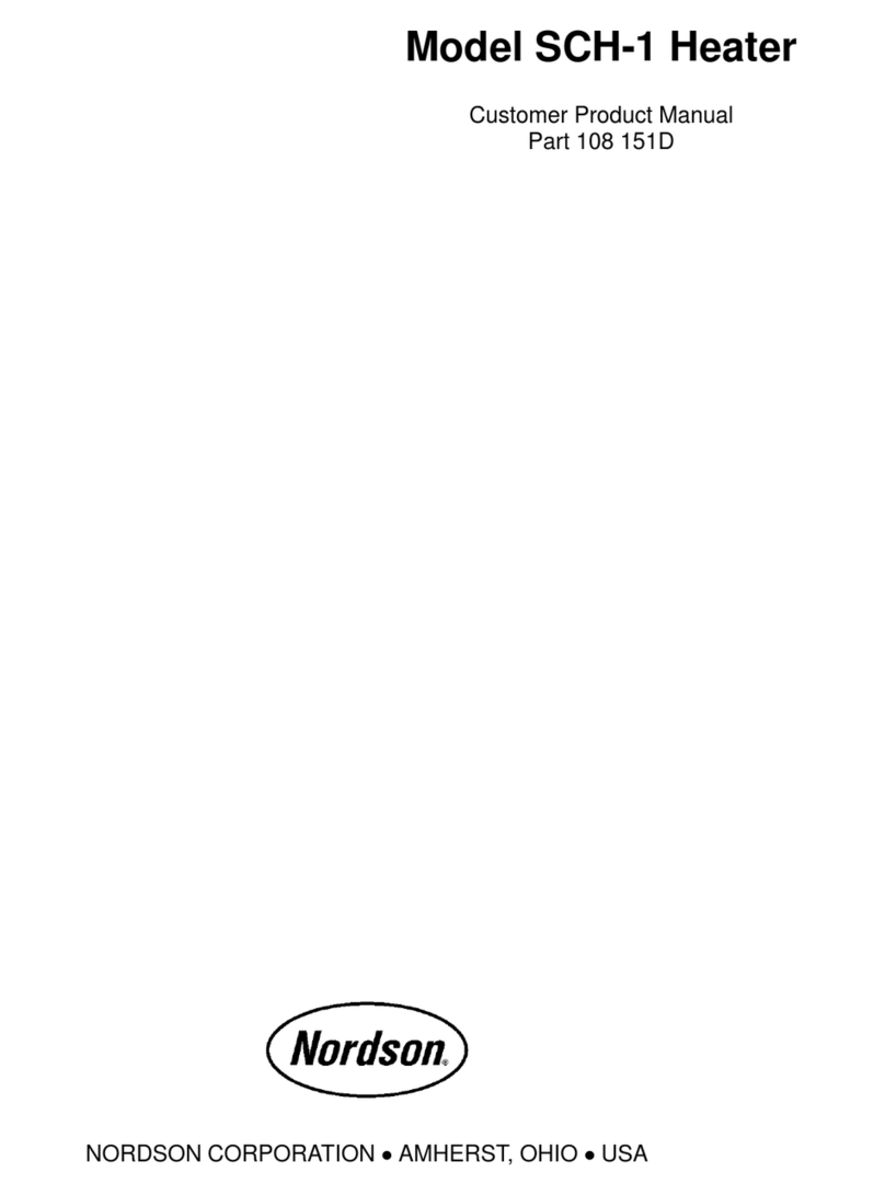Nordson SCH-1 Manuel utilisateur