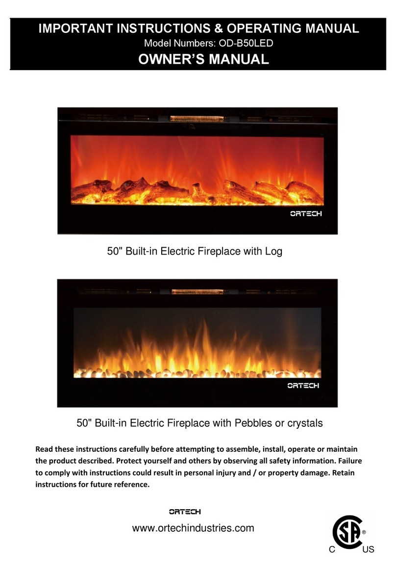 Ortech OD-B50LED Manuel du propriétaire
