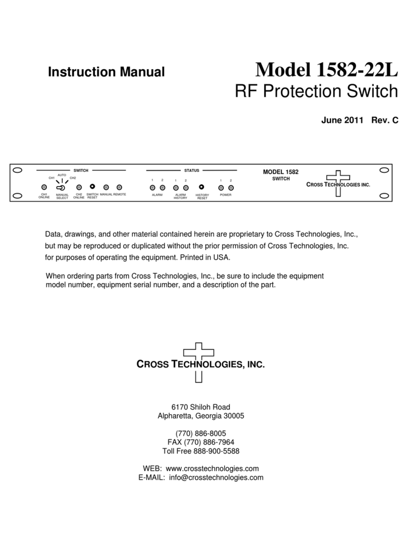Cross Technologies 1582-22L Manuel utilisateur