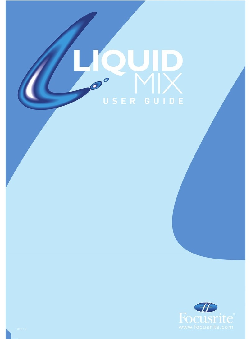 Focusrite Liquid Mix Manuel utilisateur