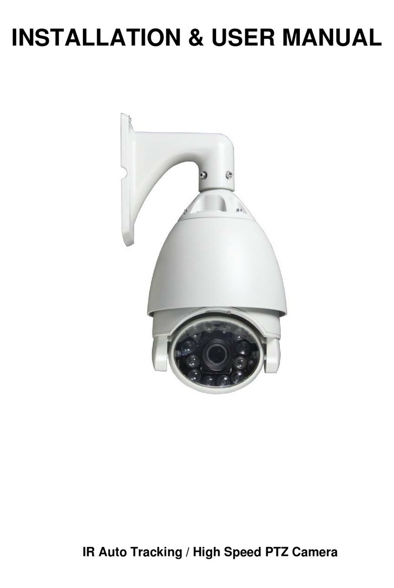 Sky Way IR Auto Tracking/ High Speed PTZ Camera Mode d’emploi