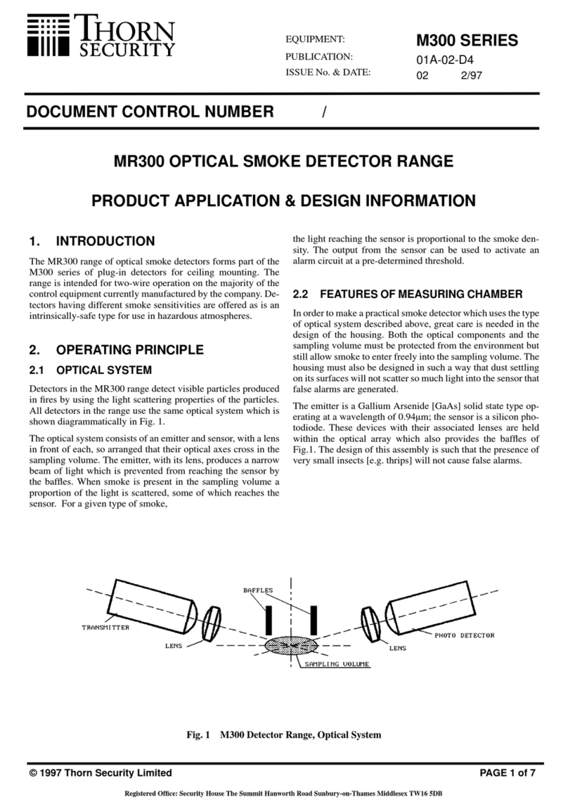 Thorn security MR300 Guide de l'utilisateur