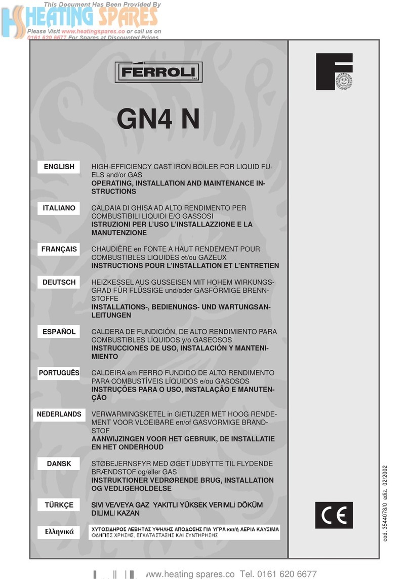 Ferroli GN4N Manuel utilisateur