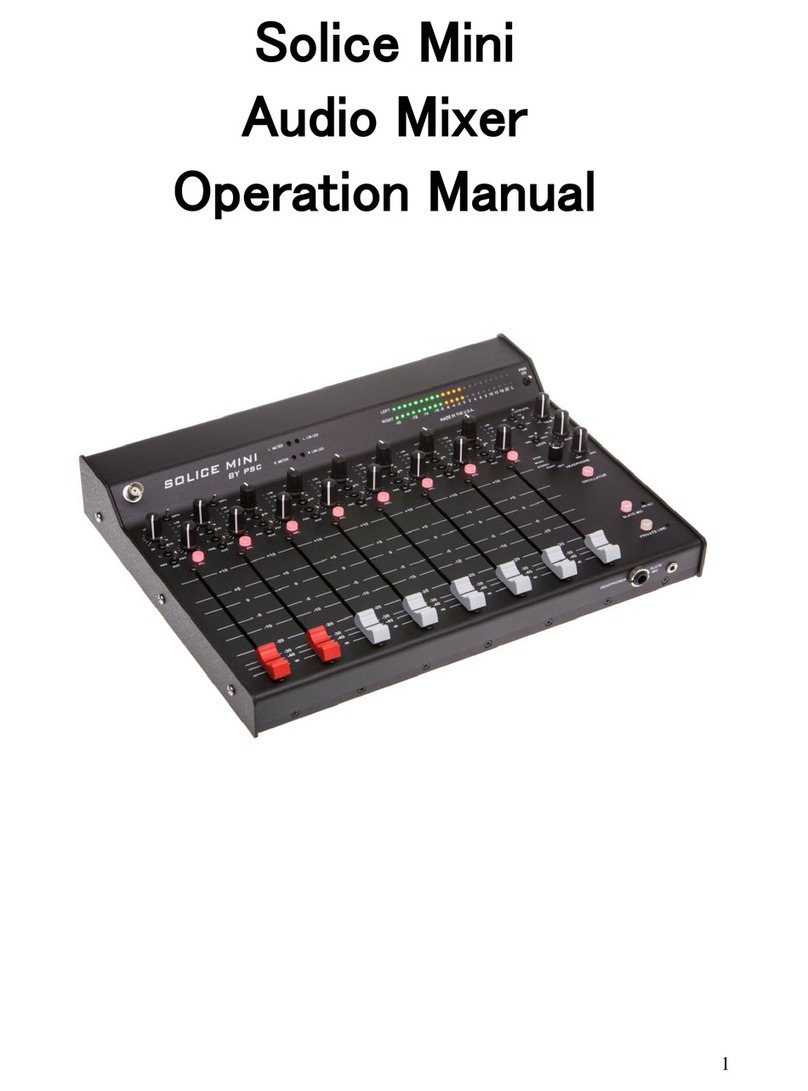 PSC Solice Mini Manuel utilisateur