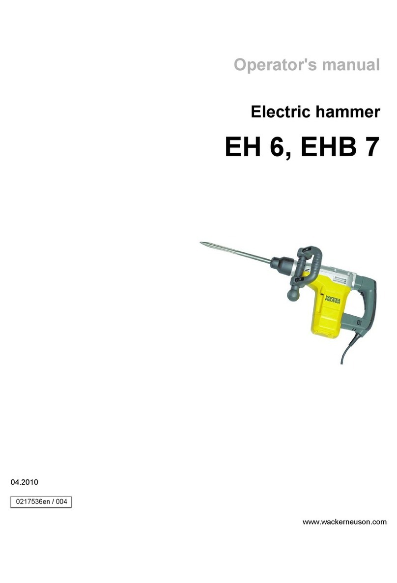 Wacker Neuson EHB 7 Manuel utilisateur