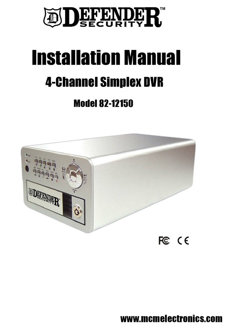 Defender Security 82-12150 Manuel utilisateur