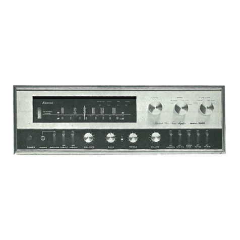 Sansui 3000 Manuel utilisateur Sansui 3000 Manuel utilisateur