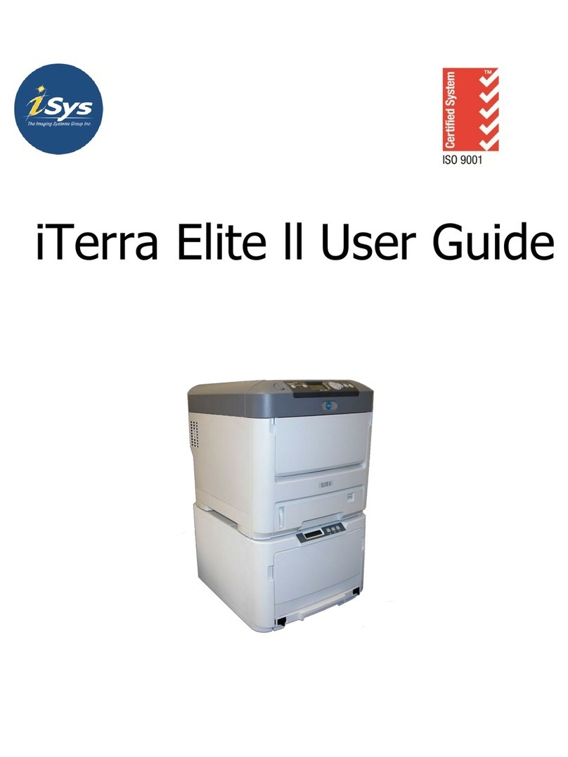 iSys iTerra Elite ll Manuel utilisateur