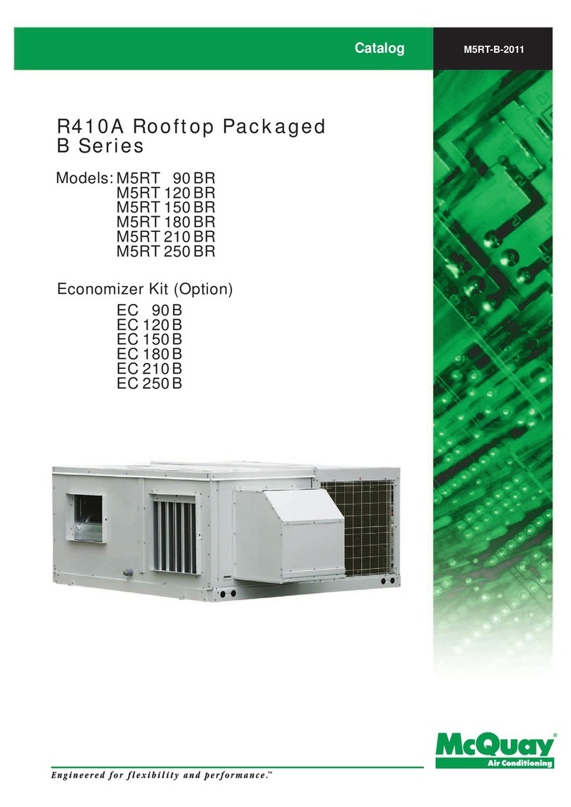 McQuay M5RT 90 BR Manuel utilisateur