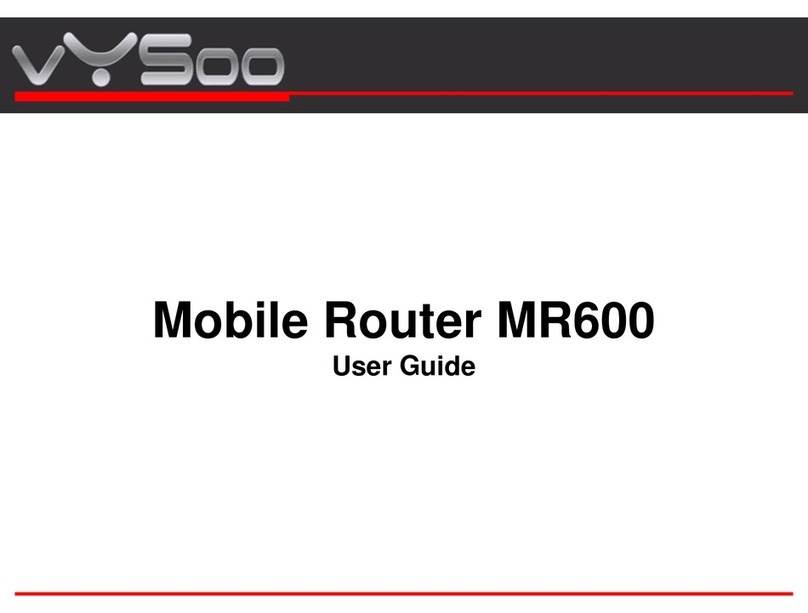 vYSoo MR600 Manuel utilisateur