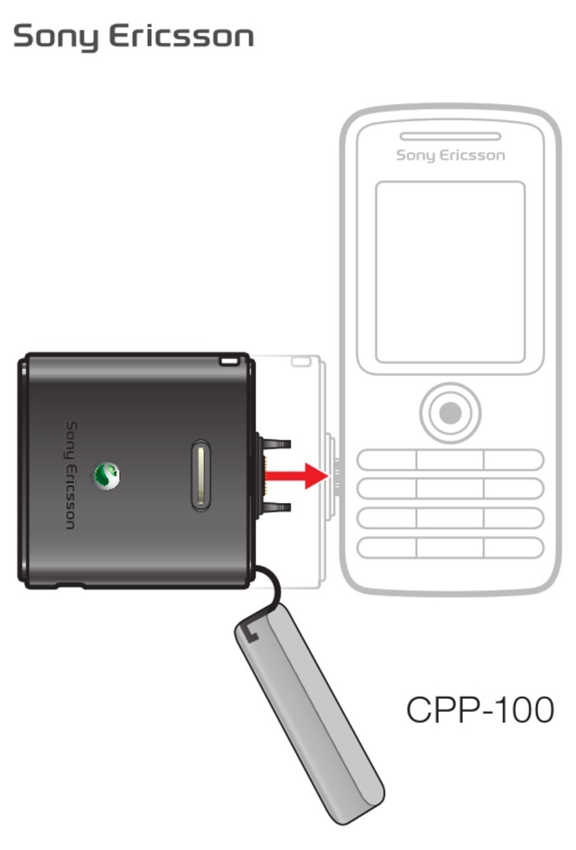 Sony Ericsson CPP-100 Manuel utilisateur