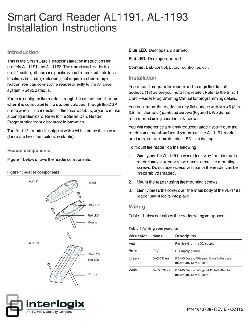 Interlogix AL1191 Manuel utilisateur