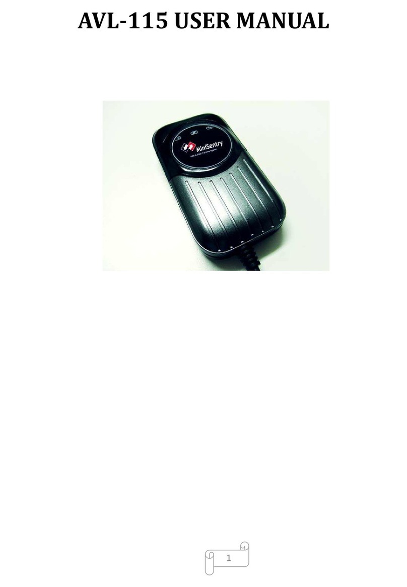 Tracker Technology AVL-115 Manuel utilisateur